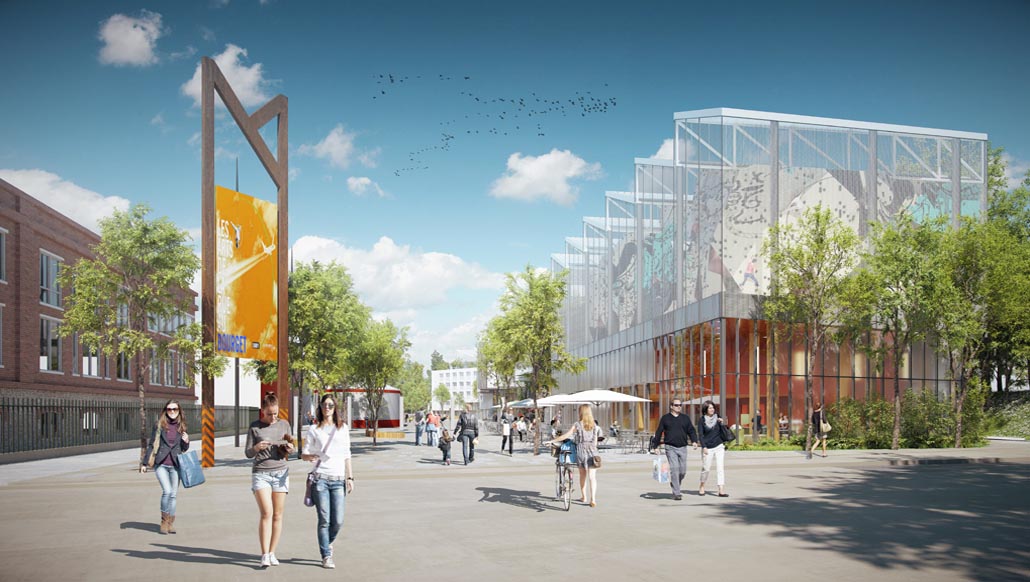 2019-Bourget-La Molette-perspective entrée du site-1030x582