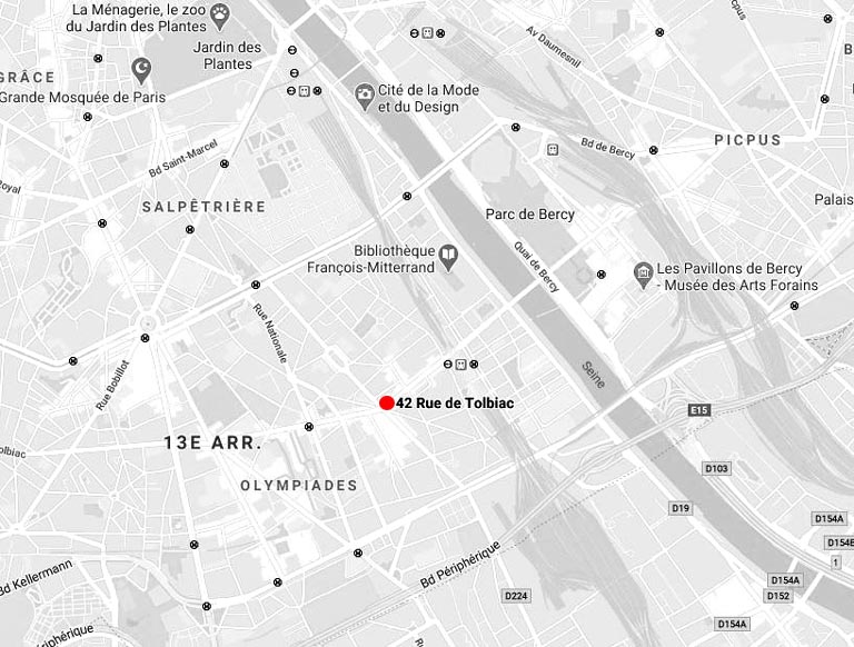 carte google de l'adresse de william gonord architecte